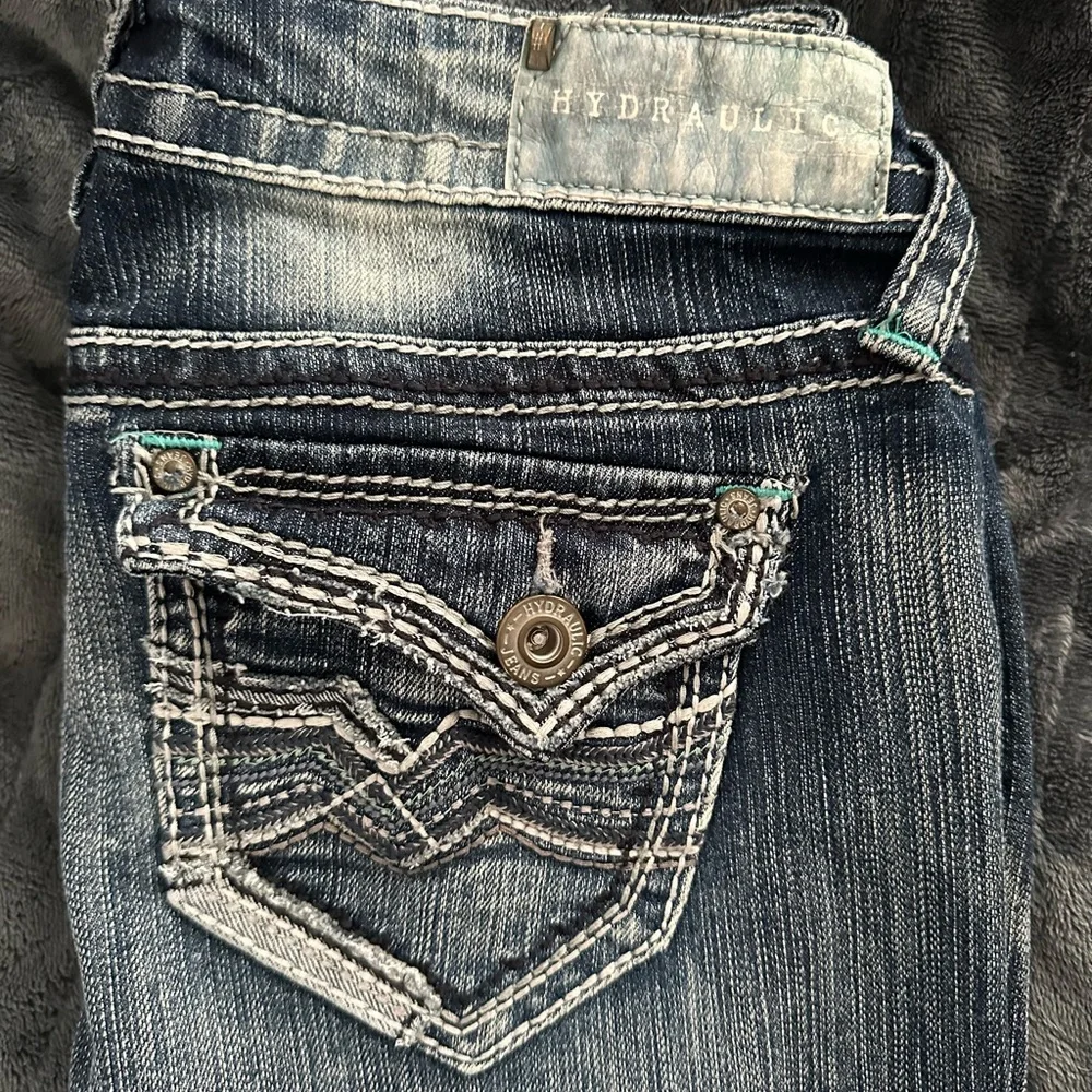 Hydraulic Faded Blue Skinny Jeans - Picture 2 of 7